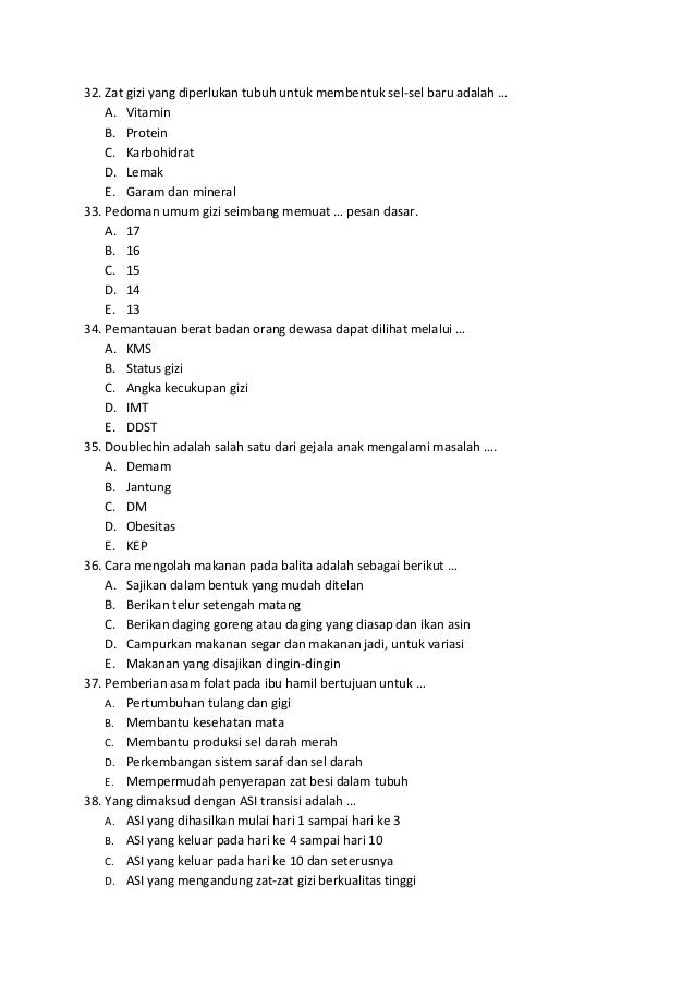 Contoh Soal Pilihan Ganda Vitamin Dunia Sosial Contoh Soal Pilihan Ganda Vitamin Dunia Sosial