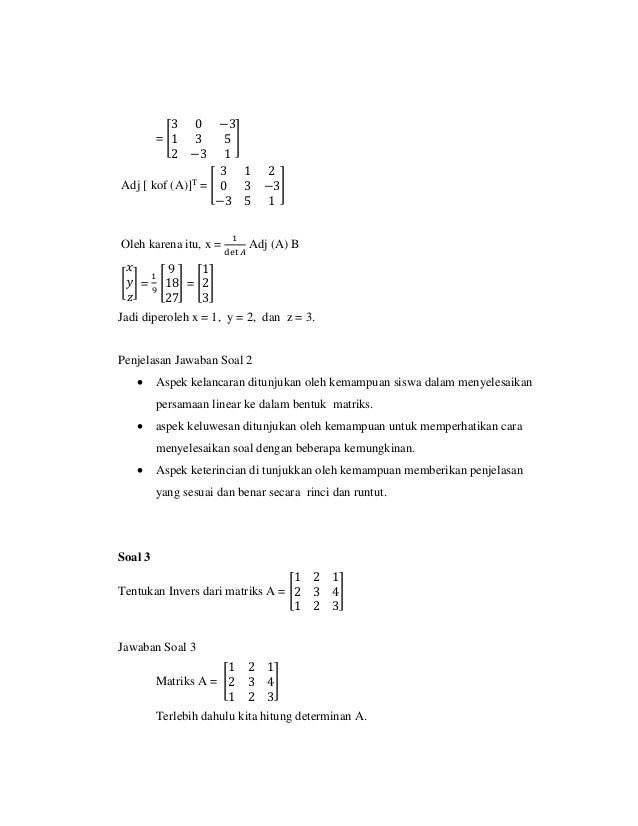 Materi Kisi Kisi Pada Pembelajaran Evaluasi