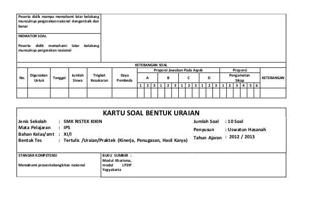 Kisi kisi kls x ips uas gnjil