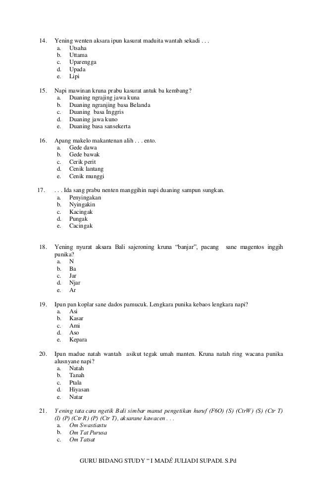 Contoh Sambrama Wacana Bahasa Bali Python