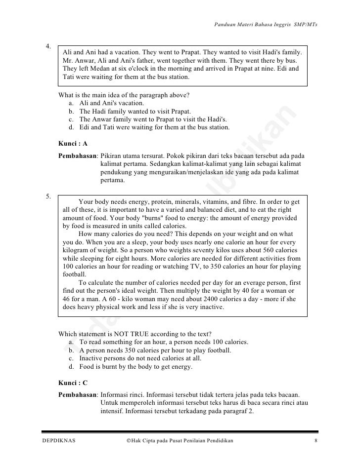 Contoh Soal Kalimat Rumpang Dalam Bahasa Inggris LEMBAR EDU