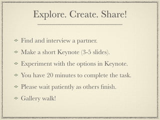 KIS keynote training