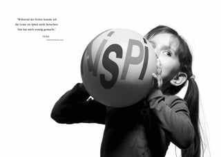 “Während der Ferien konnte ich
die Leute im Spital nicht besuchen.
  Das hat mich traurig gemacht.”

                      Fiona
                         Patientin Neurologie
 