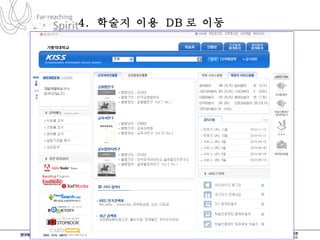 4.  학술지 이용  DB 로 이동 