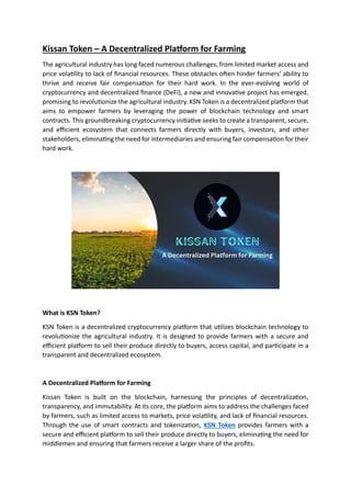 Kissan Token - A Decentralized Platform for Farming.pdf