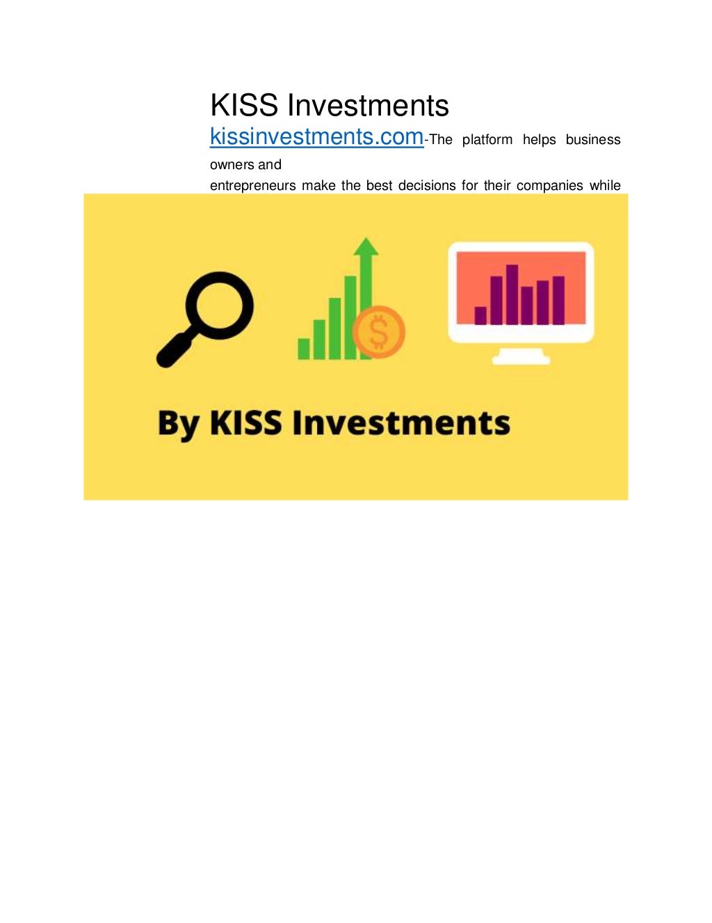 KISS Investments PDF