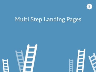 8
Multi Step Landing Pages
 