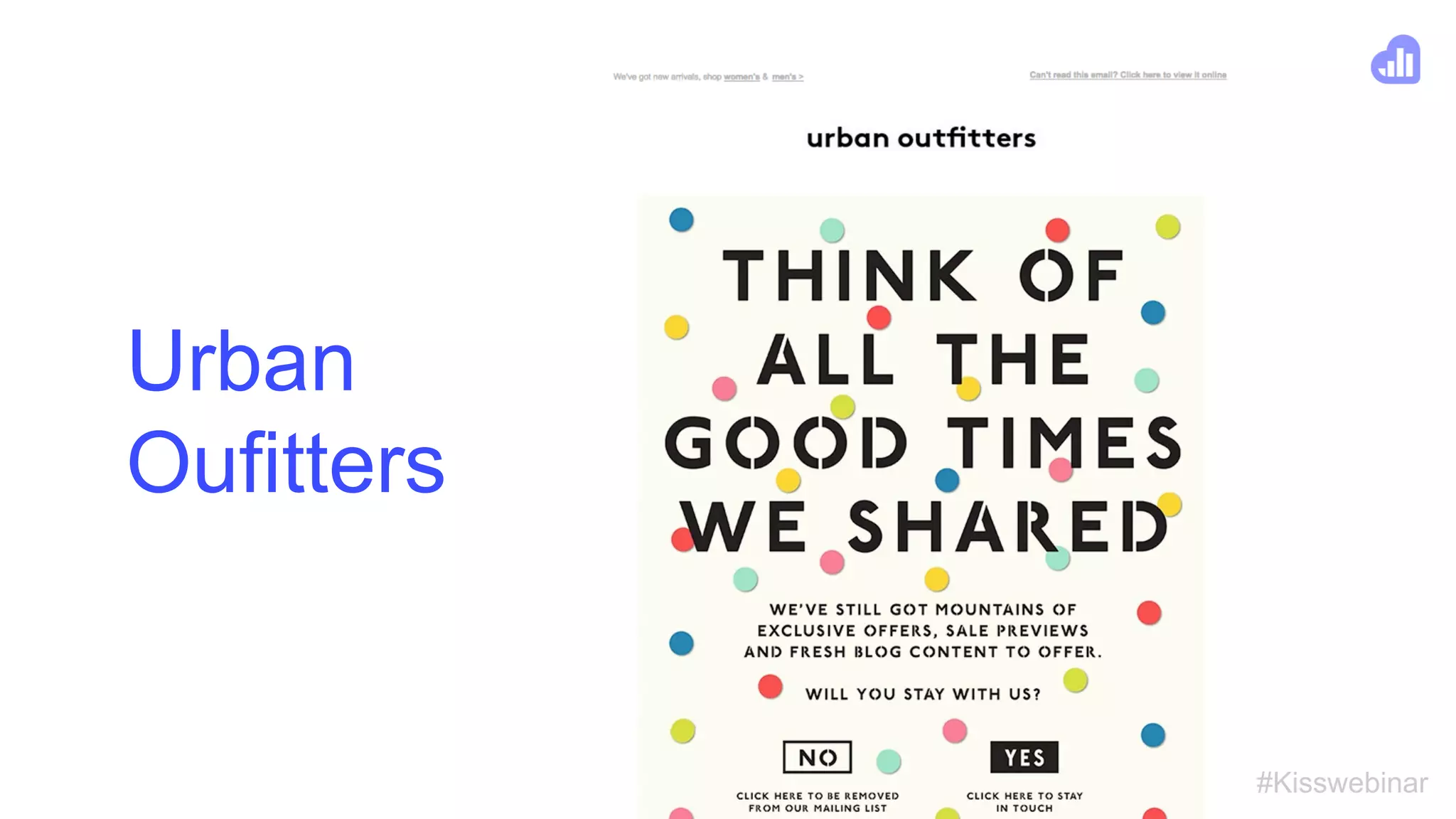 #Kisswebinar
Urban
Oufitters
 