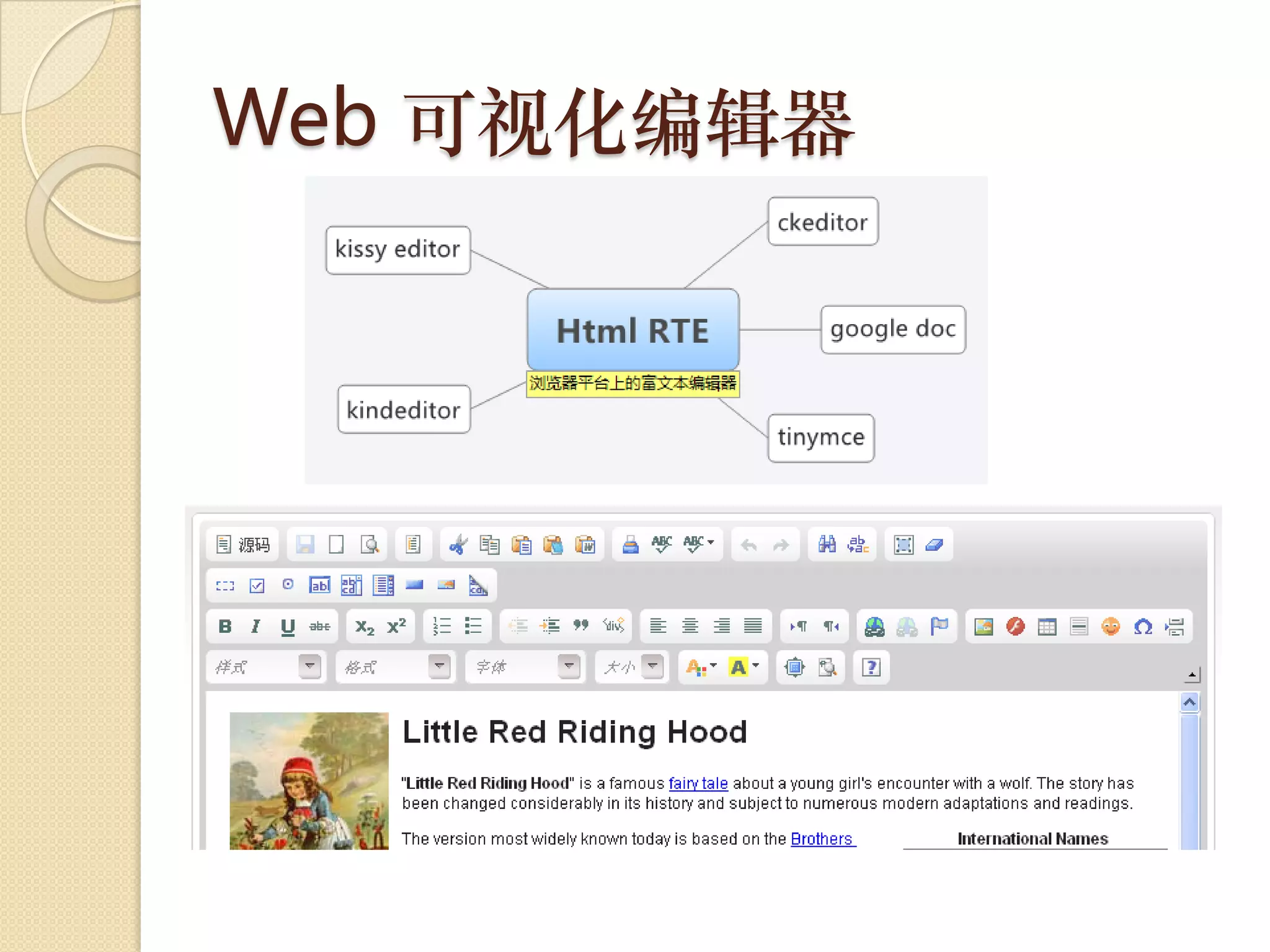 Web 可视化编辑器
 