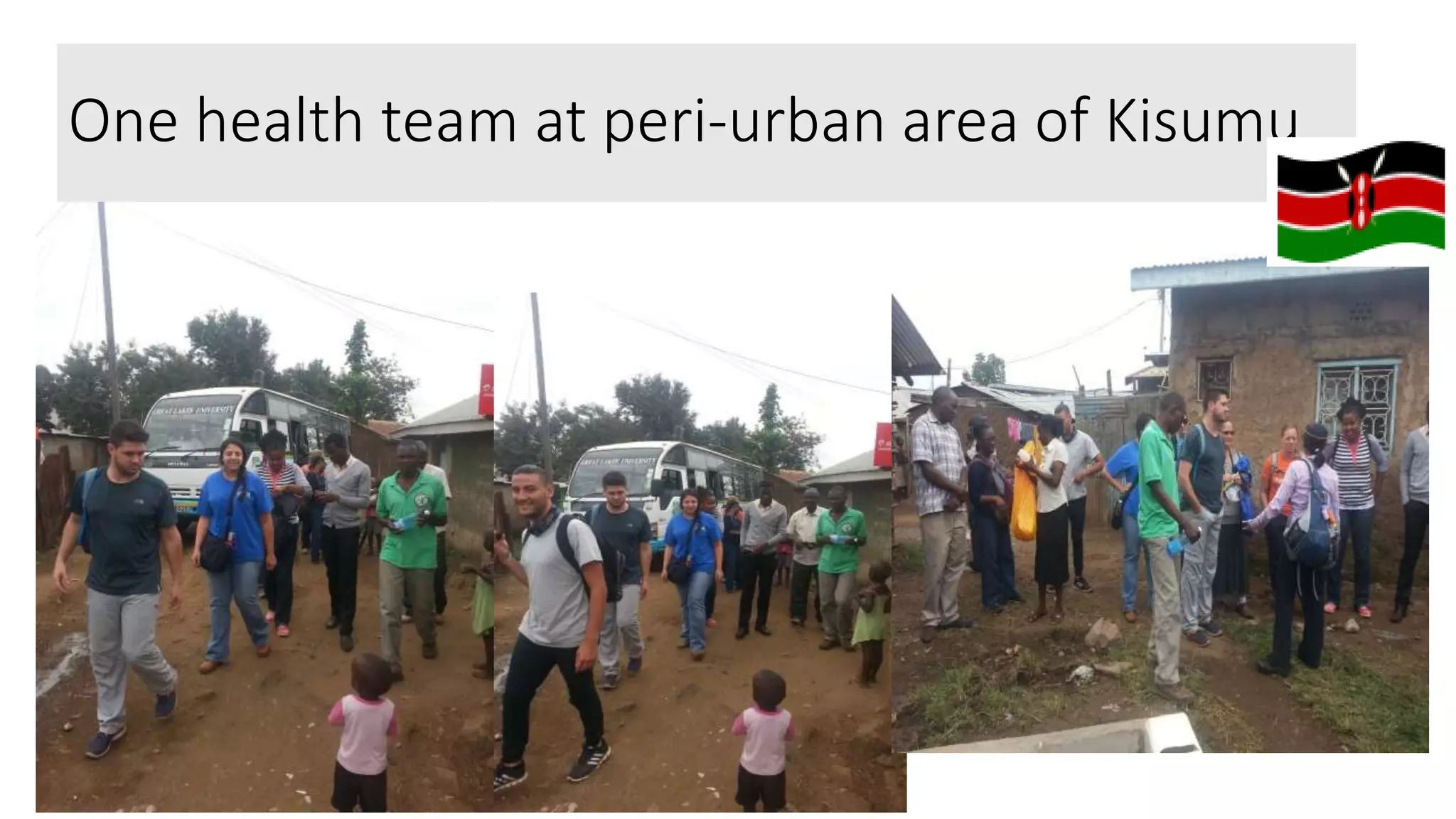 One health team at peri-urban area of Kisumu