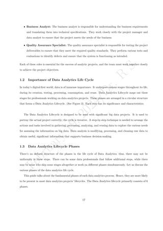 Introduction to Data Analytics and data analytics life cycle | PDF