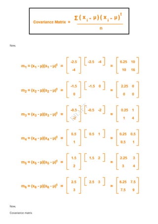 Now,
Now,
Covariance matrix
D
R
A
F
T
 