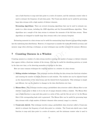 KIT-601 Lecture Notes-UNIT-3.pdf Mining Data Stream | PDF