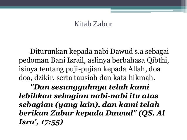 Kitab Kitab Allah