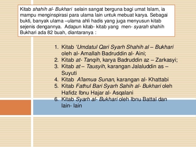Kitab Kitab Hadis Al Mu Tabarah