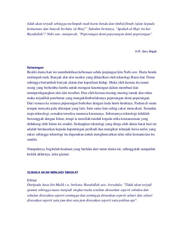 Kitab 40 Tanda Akhir Zaman