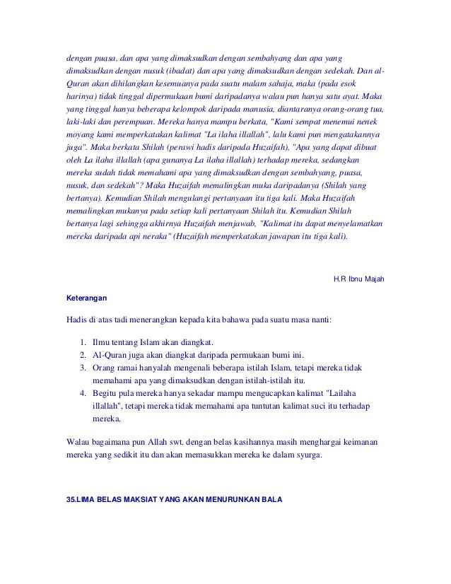 Kitab 40 Tanda Akhir Zaman