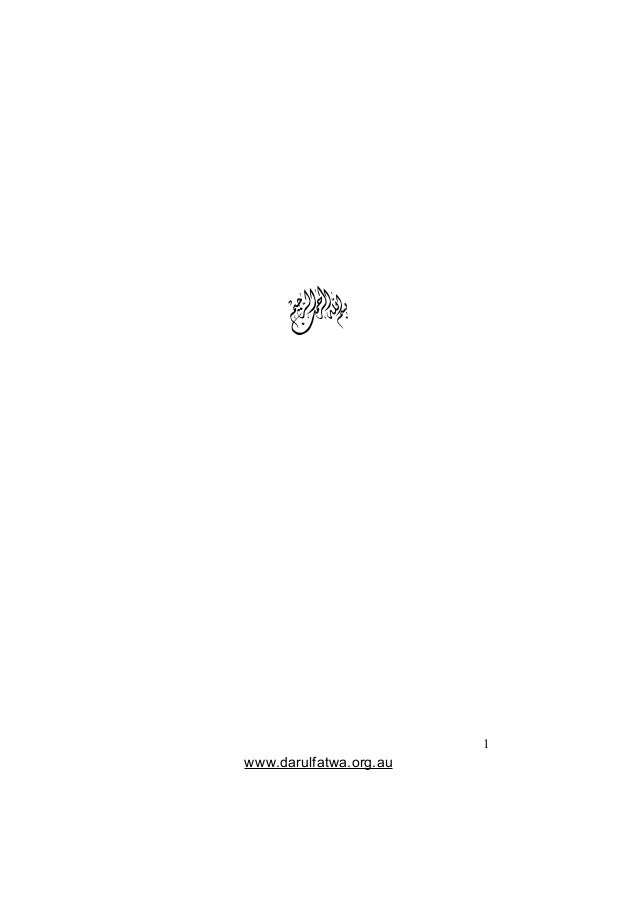 www.darulfatwa.org.au
1
c
 