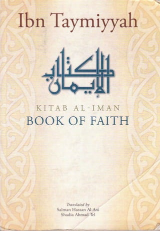 Kitaab Al-Imaan | Sheikh Ibn Tahmiyyaah