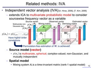 Blind source separation based on independent low-rank matrix analysis ...