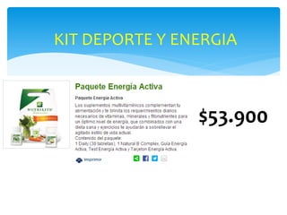 $53.900
KIT DEPORTE Y ENERGIA
 