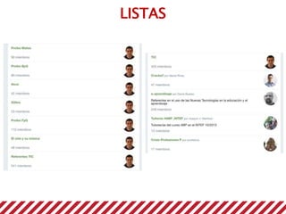 LISTAS
 