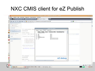 NXC CMIS client for eZ Publish
 