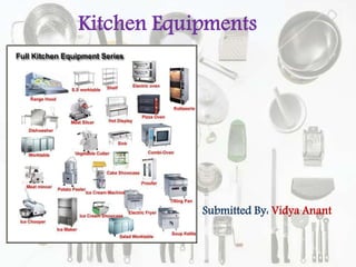 Kitchen Equipments
Submitted By: Vidya Anant
 