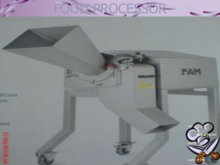 NSK kumars recipe file 26
FOOD PROCESSOR
 