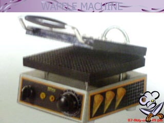 NSK kumars recipe file 36
WAFFLE MACHINE
 
