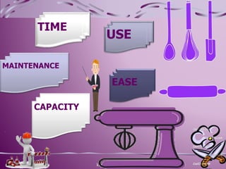 NSK kumars recipe file 5
USE
CAPACITY
TIME
EASE
MAINTENANCE
 