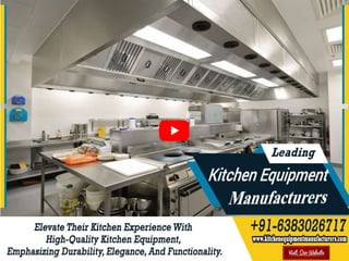 Kitchen Equipment System Hyderabad...........................