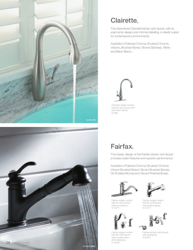 Kholer Kitchen Faucets