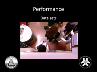 Performance 
Data sets 
 