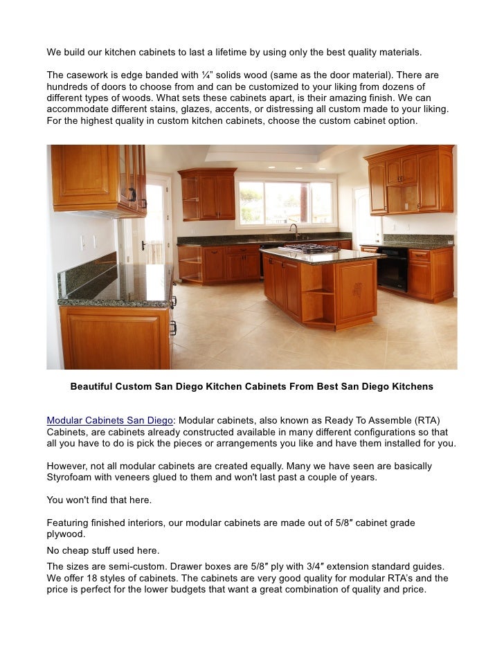 Kitchen Remodeling And Kitchen Renovation In San Diego