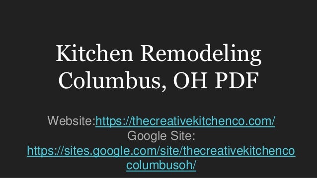 Kitchen Remodeling Columbus Oh