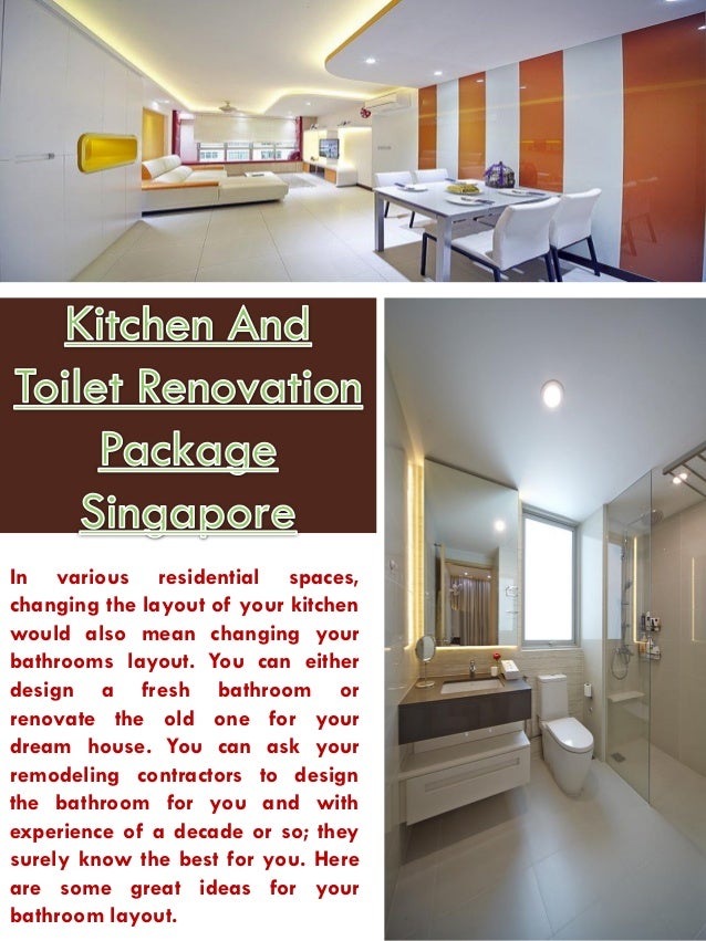 Kitchen And Toilet Renovation Package Singapore