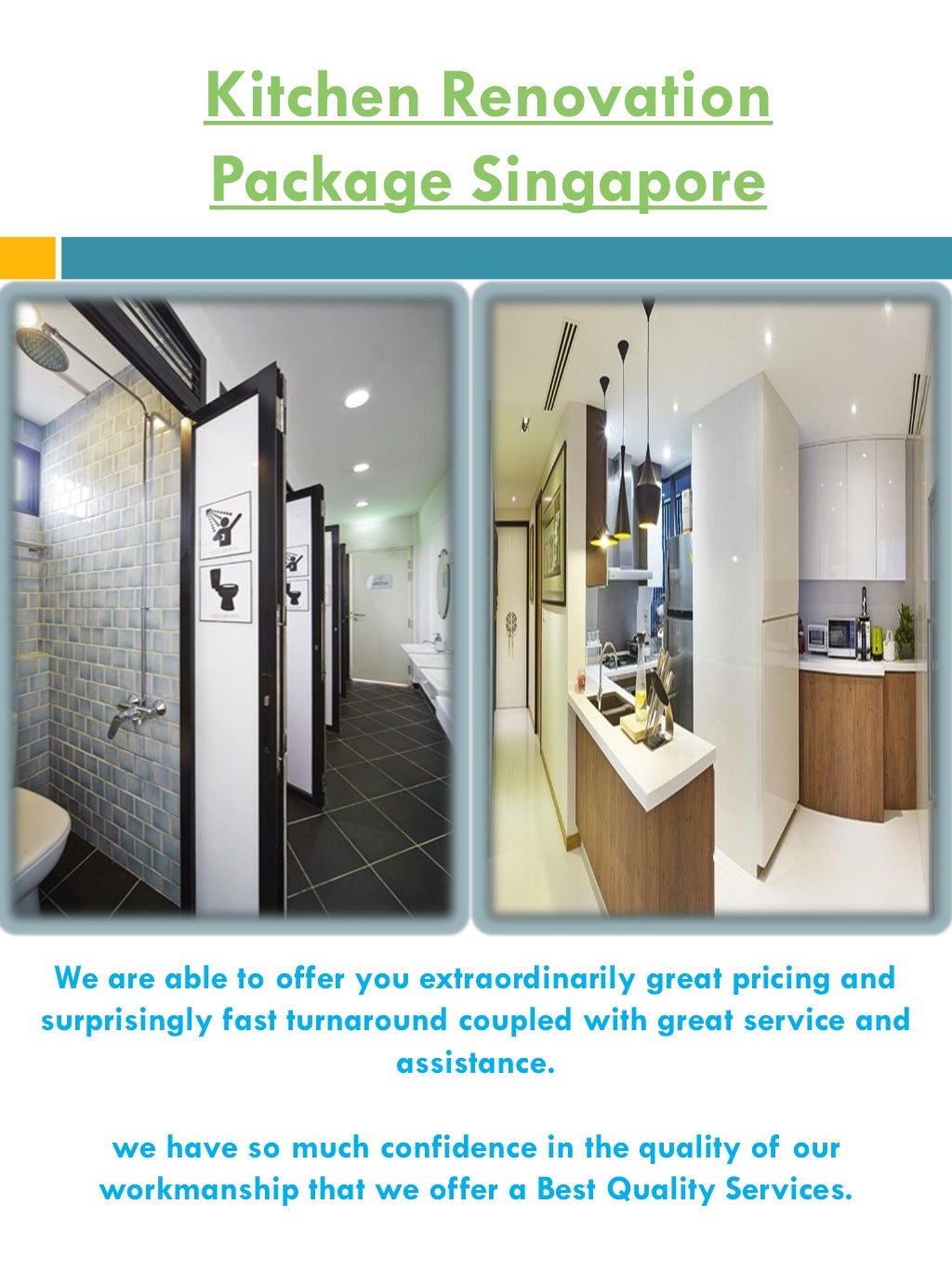 Kitchen And Toilet Renovation Package Singapore
