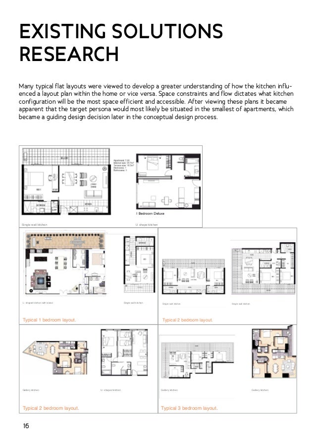 Design & Engineering Kitchen for Elderly report  Single wall kitchen Single wall kitchen; 16. 17Single-line ...