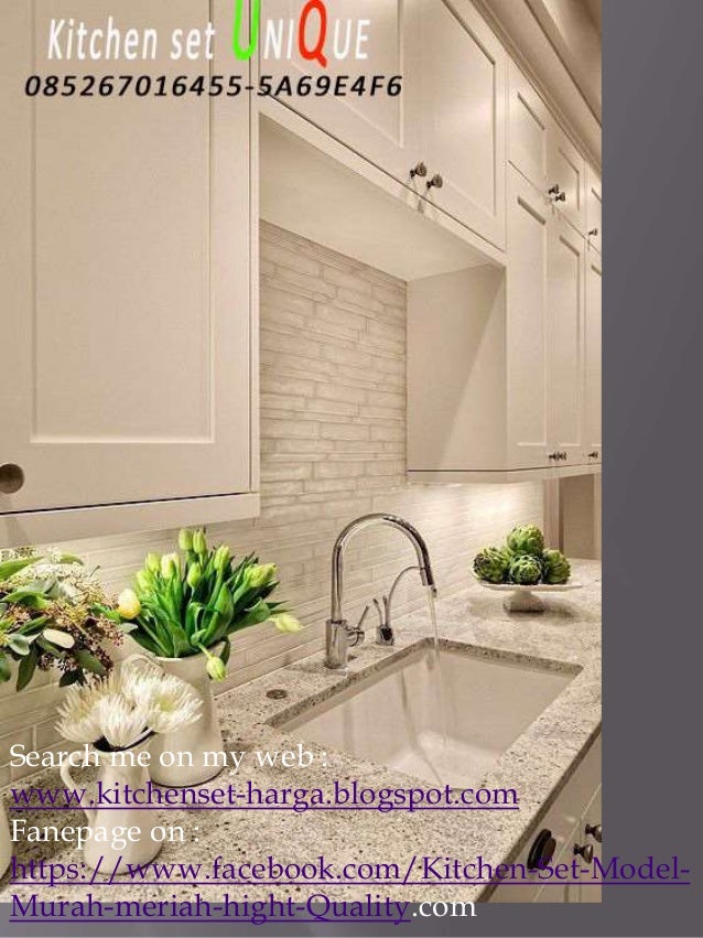 Kitchen set dapur sempit, harga kitchen set finishing duco ...