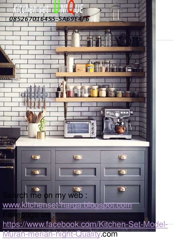  Kitchen  set  minimalis bentuk l daftar harga  kitchen  set  