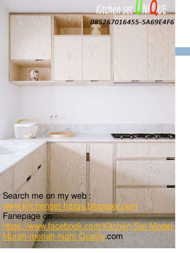 Kitchen set minimalis harganya, harga kitchen set jember, kitchen set…