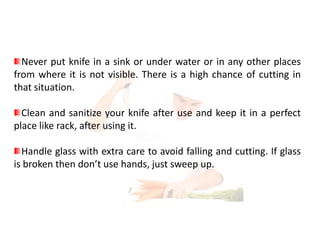 Kitchen Safety Tips | PPTX