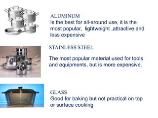 The Definitions for Cooking Tools