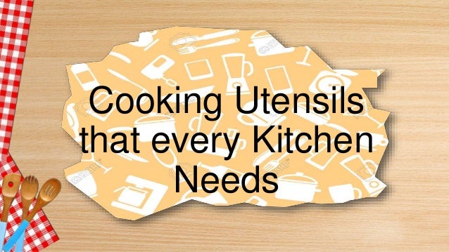 Kitchen Tools And Equipment