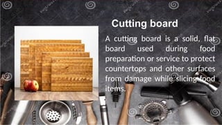 powerpoint in kitchen tools in equipment | PPTX