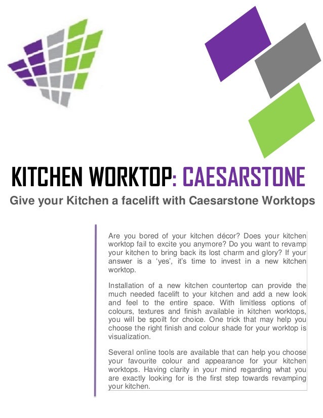 Kitchen Worktop Caesarstone