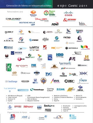 Folleto de Ventas Expo Canitec 2011