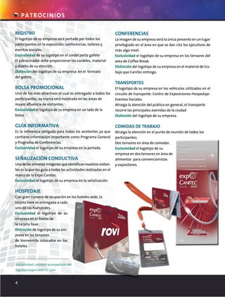 Folleto de Ventas Expo Canitec 2011