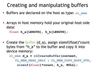 Hands on OpenCL | PPTX